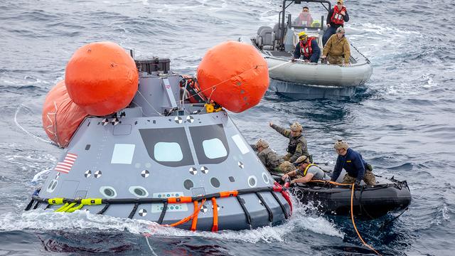 NASA image: Recovery Team Practice Session